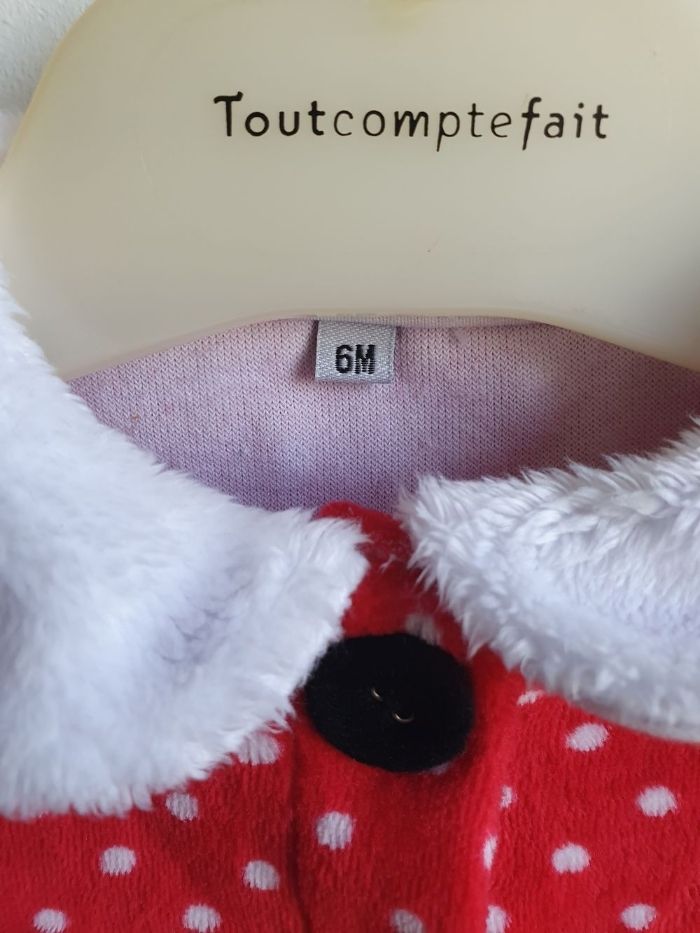 Robe pyjama Noël fille 6 mois - photo numéro 4