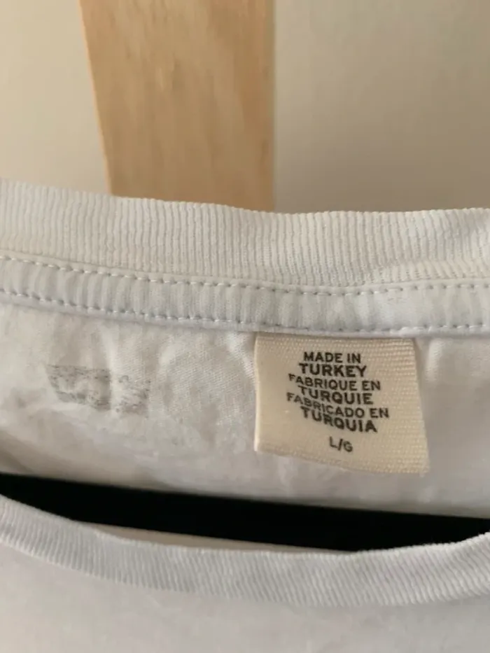 👕 T-shirt Levi’s blanc logo rouge – Taille L – Classique incontournable - photo numéro 4