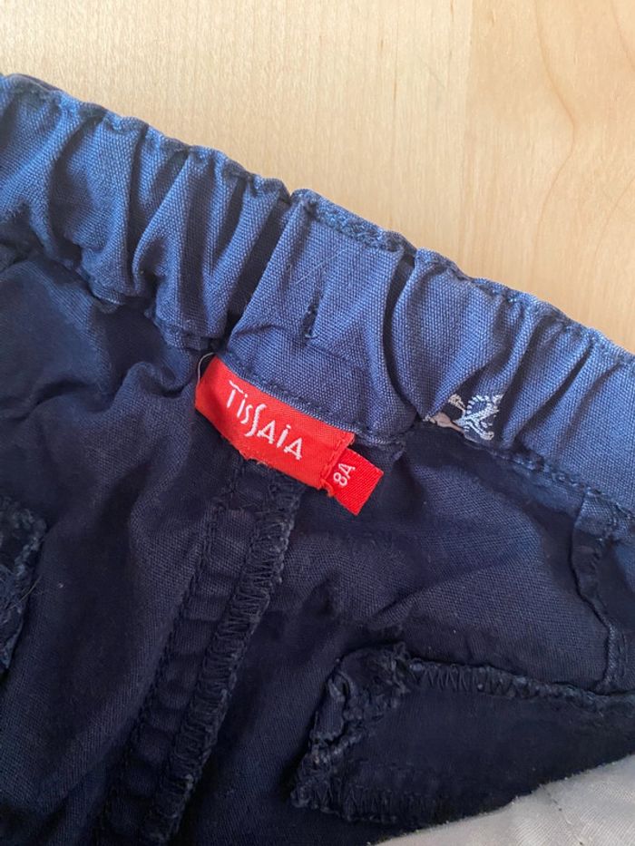 Short garçon tissaia 6 ans bleu encre marine bermuda - photo numéro 4