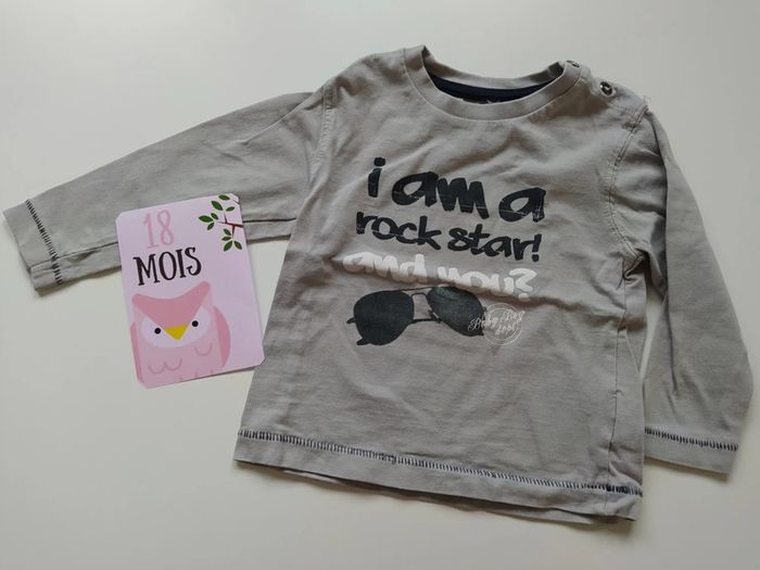 Tee-shirt manches longues taille 18 mois