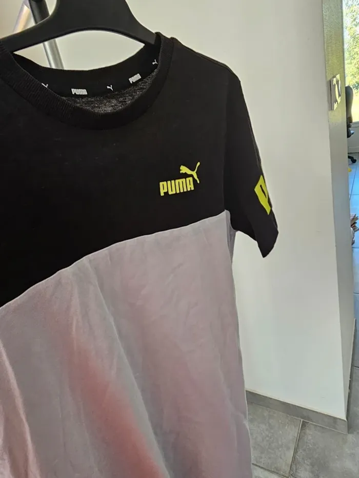 Tee shirt manche courte garçon 13/14 ans puma - photo numéro 8