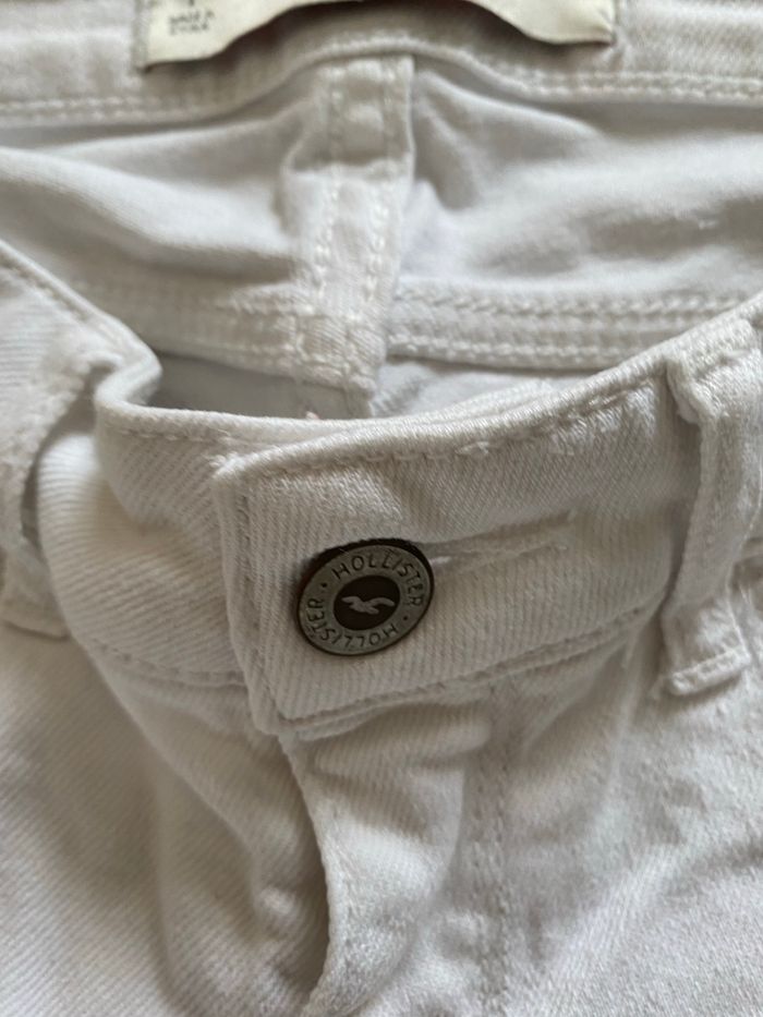 Pantacourt hollister blanc - photo numéro 4