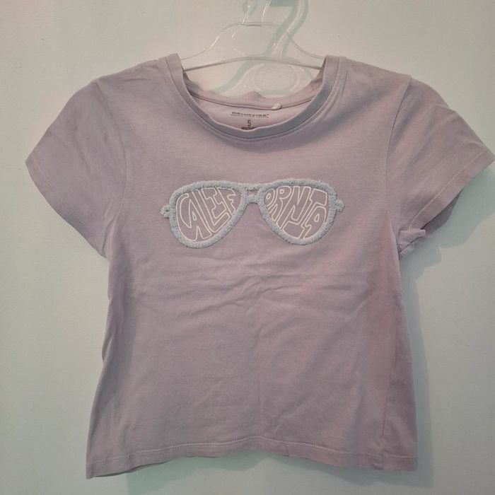 T-shirt lunettes, lila, 5 ans
