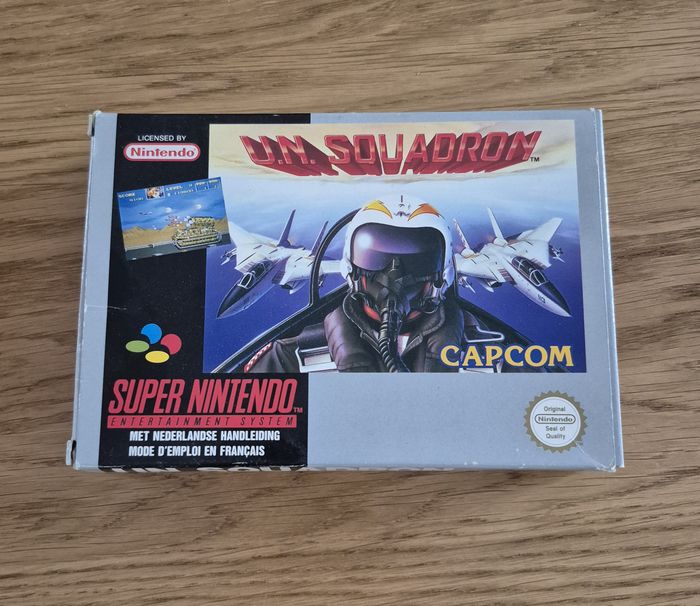 Jeu U.N Squadron / Super Nintendo SNES Pal Fr Fah - Complet
