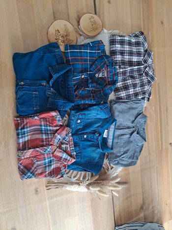 Lot chemise 12 mois