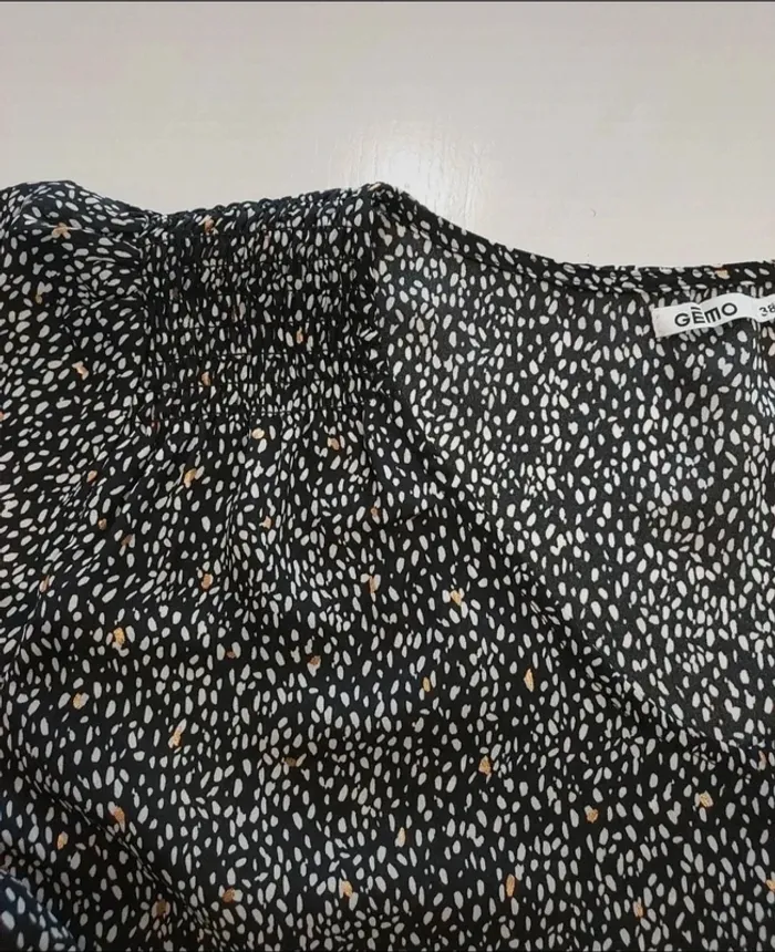 Robe droite avec inclusions dorées 38 - photo numéro 6