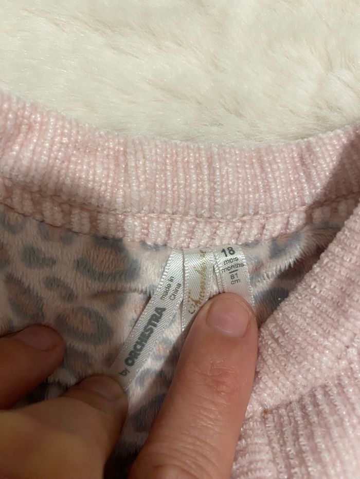 🧸 Gilet chaud Orchestra doublé polaire - Taille 18 mois TBE - photo numéro 2