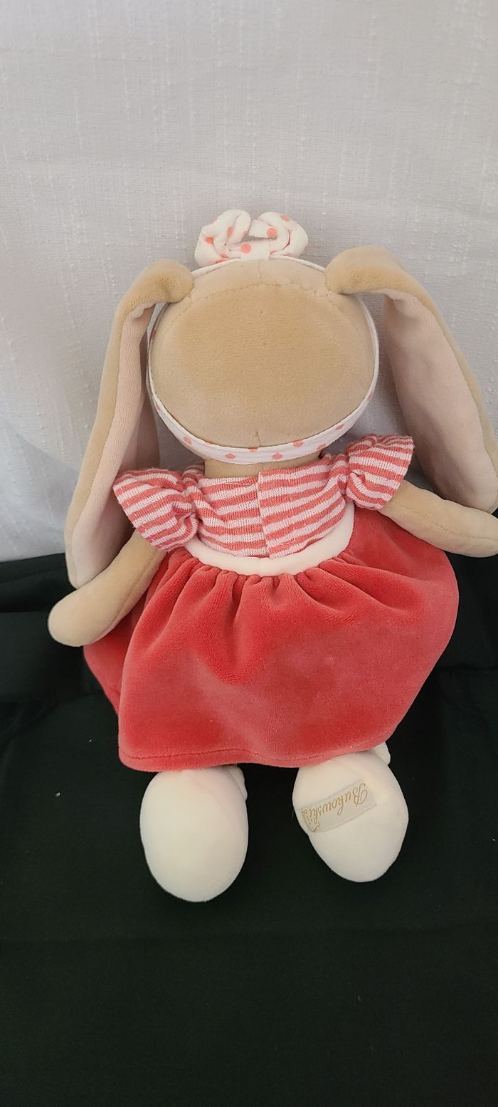 Peluches Bukowski - Lapine Bunny Sisters rose foncé - photo numéro 4