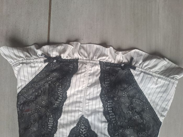 Haut lingerie Noir Blanc No Excuse 95B - photo numéro 4