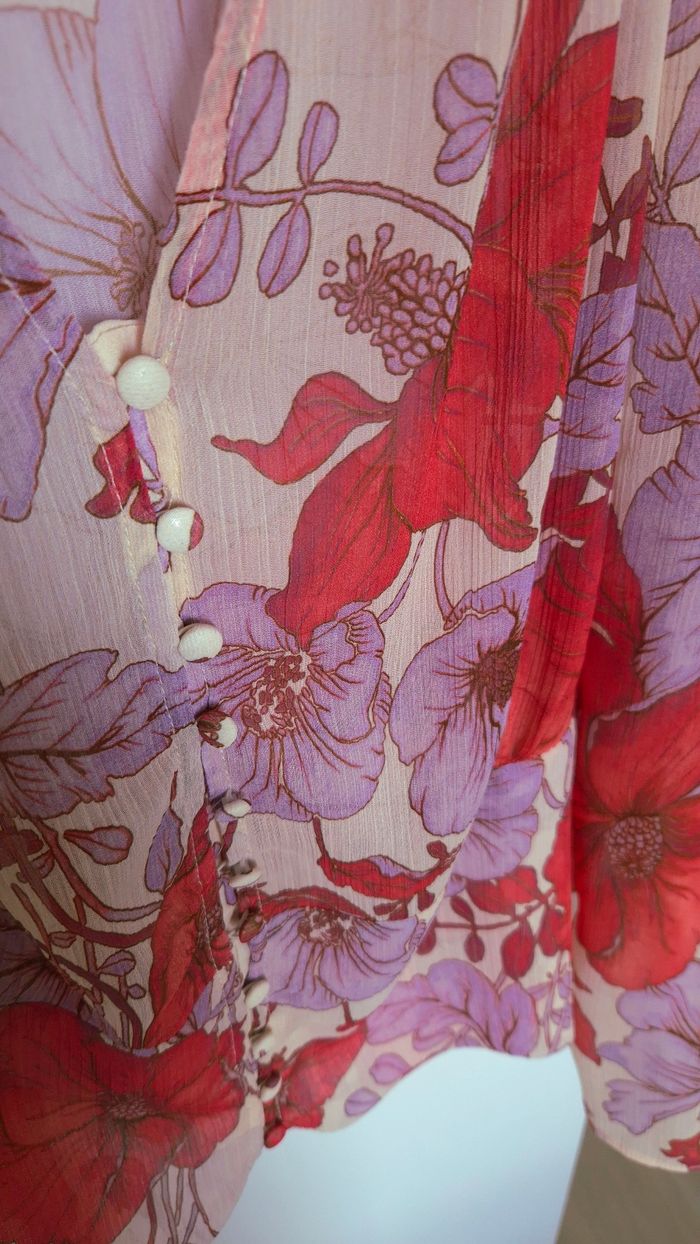 Chemise Mango fleurs - photo numéro 4