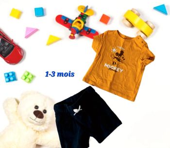 Ensemble Haut Mickey Short