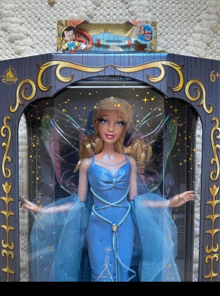 Poupée La Fée Bleue The Blue Fairy Pinocchio édition limitée Disney Designer - photo numéro 2