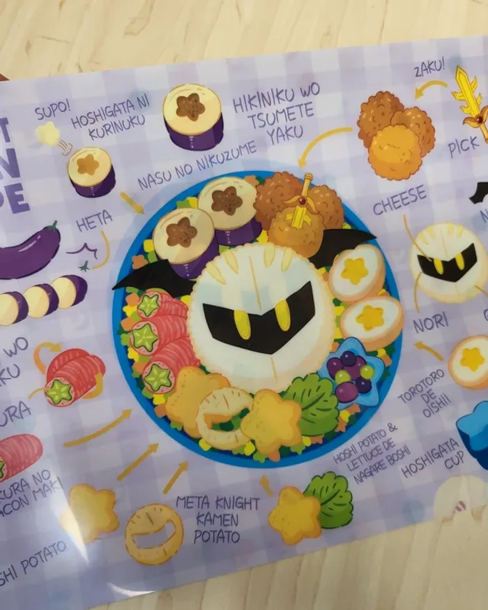 Pochette à coin Kirby "Ekiben Recipe" : Metaknight - photo numéro 2