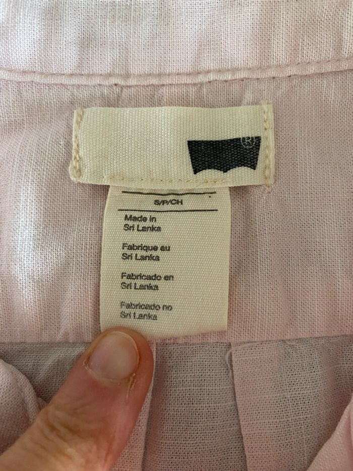 Chemise Levi’s rose pale taille 36/38 - photo numéro 11