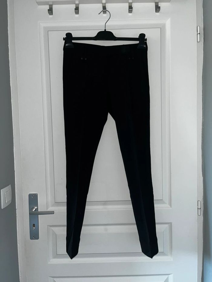 Pantalon noir droit, taille S