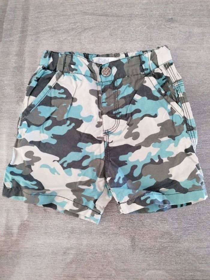 Short camouflage 12 mois