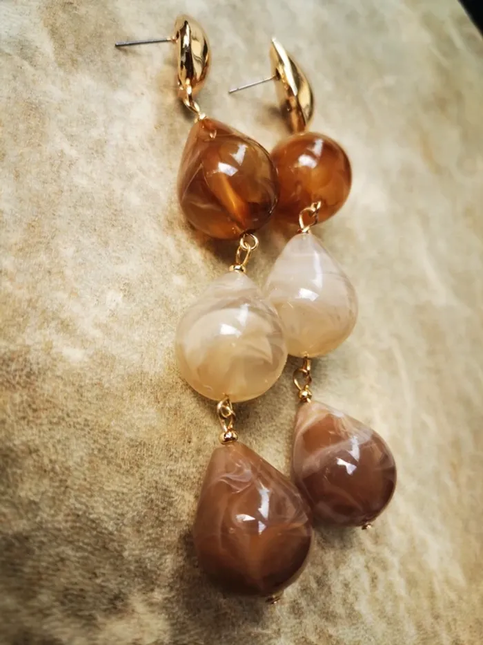 Boucles d'oreilles fantaisie - photo numéro 3