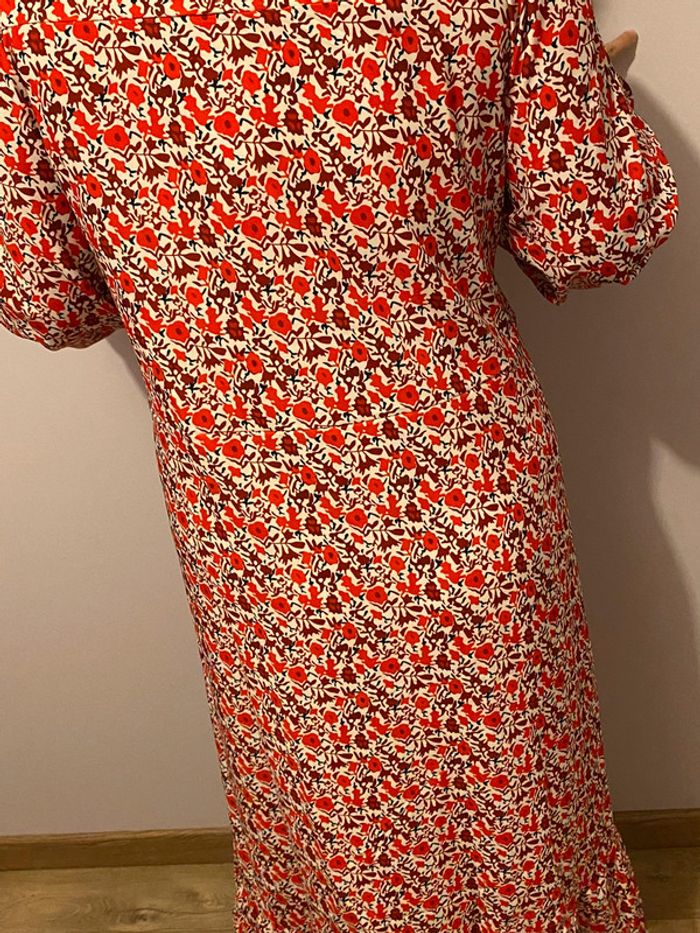 Robe été fleurie longue décontractée - 40/42 L neuf . - photo numéro 3