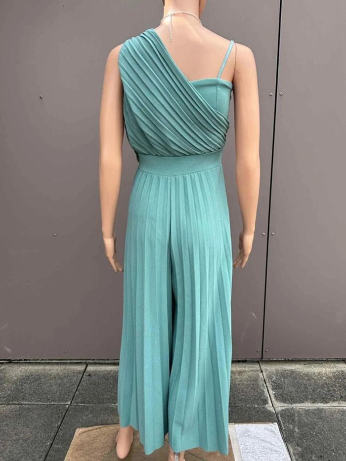 Combinaison robe pantalon fluide vert d’eau – Taille unique - photo numéro 7