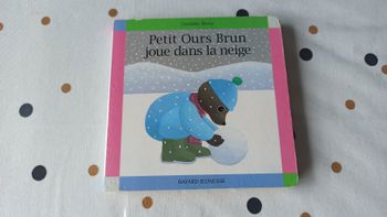 Livre Petit Ours brun joue dans la neige