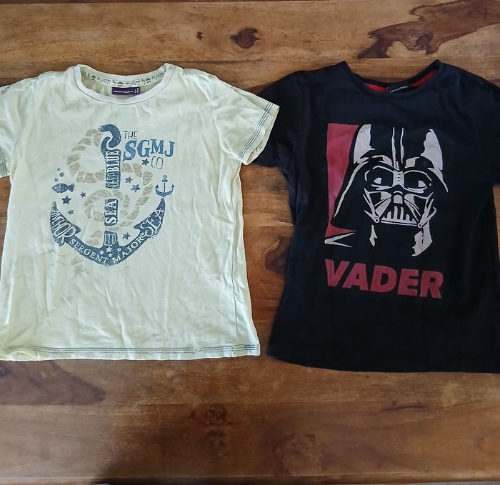 Lot t-shirt garçon 6 ans - photo numéro 2