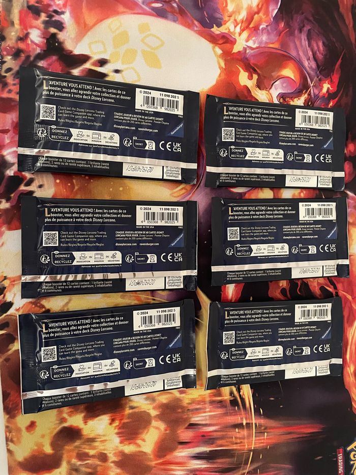 6 Boosters Lorcana Premier Chapitre - photo numéro 2