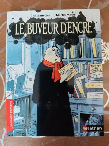 Joli livre le buveur d'encre nathan
