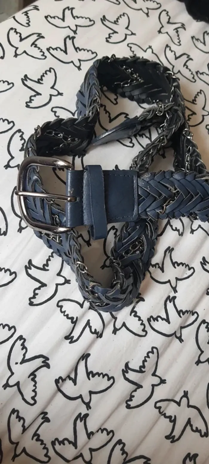 Ceinture tresse et chaîne - photo numéro 4