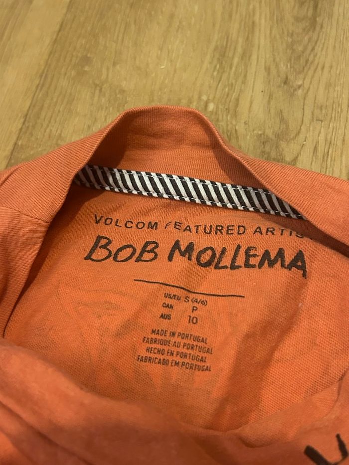 Magnifique t-shirt orange Bob Mollema Volcom - photo numéro 3