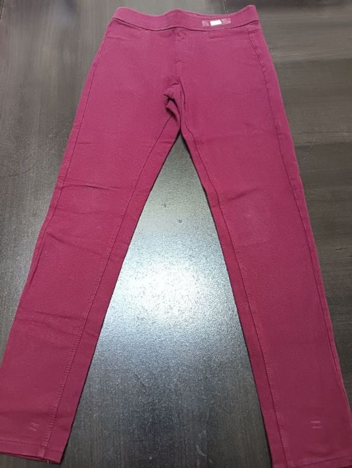 Jegging bordeaux 10 ans