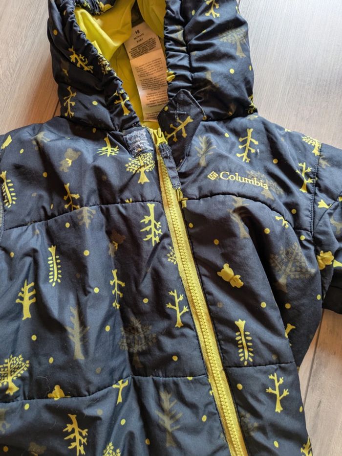 Combinaison Columbia jaune et noire 18 mois - photo numéro 2