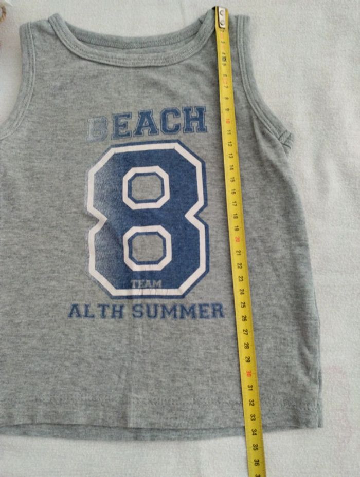 T shirt sans manches in extenso - photo numéro 5