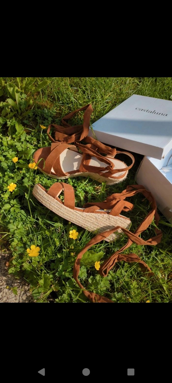 Espadrilles compensées castaluna
