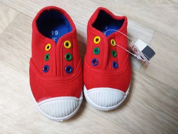 Baskets basses en toile beuves