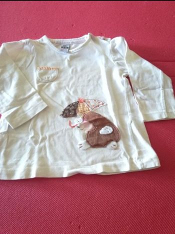 Tee-shirt manches longues fille 9/12 mois  ZARA BABY