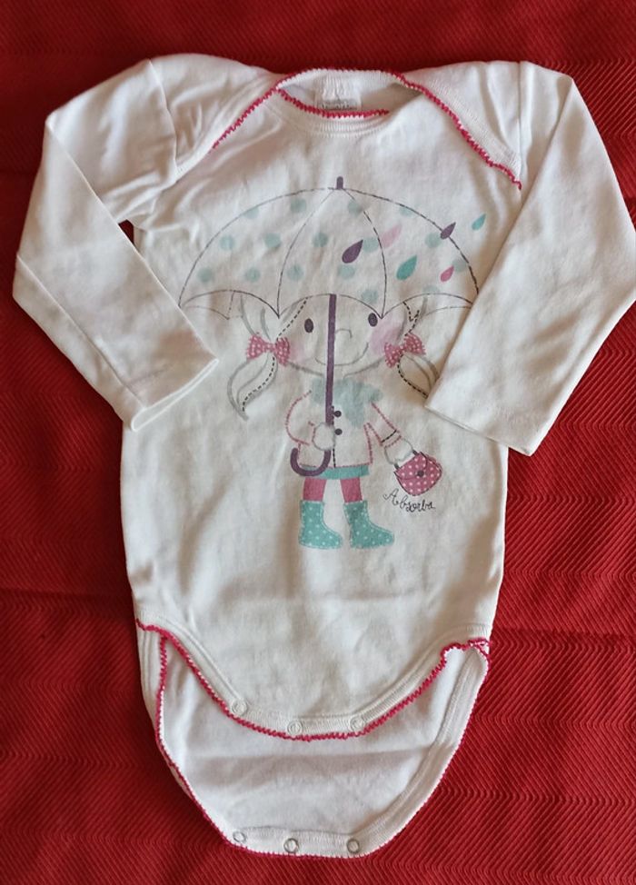 Lot 3 bodys absorba 12 mois - photo numéro 2