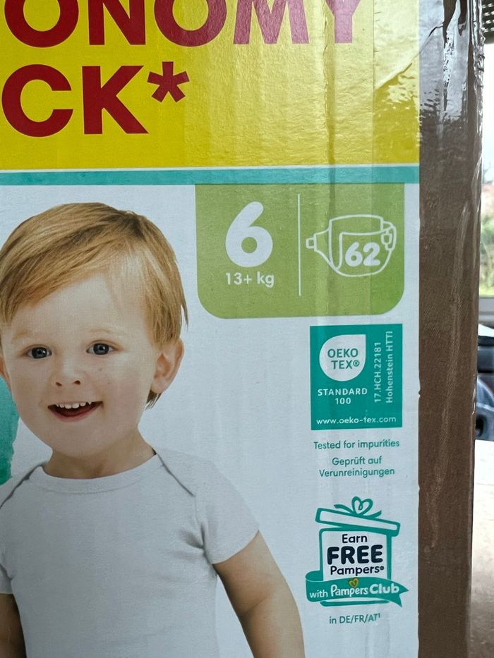 Lot 2 cartons couche Pampers taille 6 - photo numéro 2