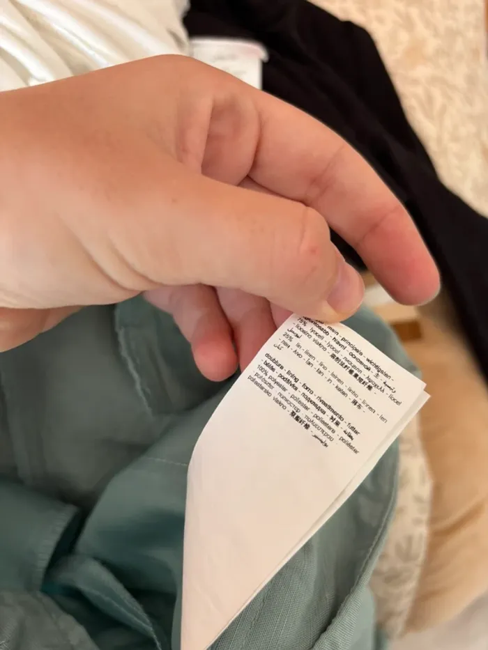 Pantalon ajusté vert d’eau Promod taille 38 - photo numéro 7