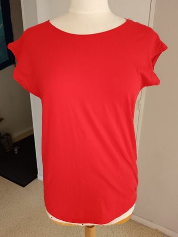 Tee shirt rouge dorotennis S neuf
