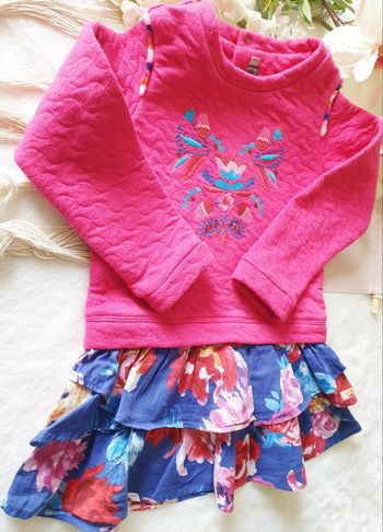 Robe Pull Catimini 3 ans bi matière