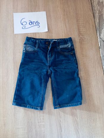 Short jean garçons taille 6 ans