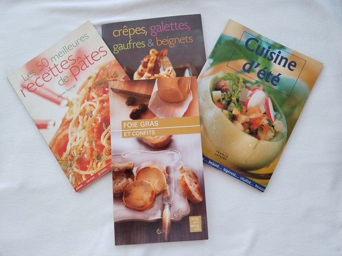 Lot de 4 livres de cuisine