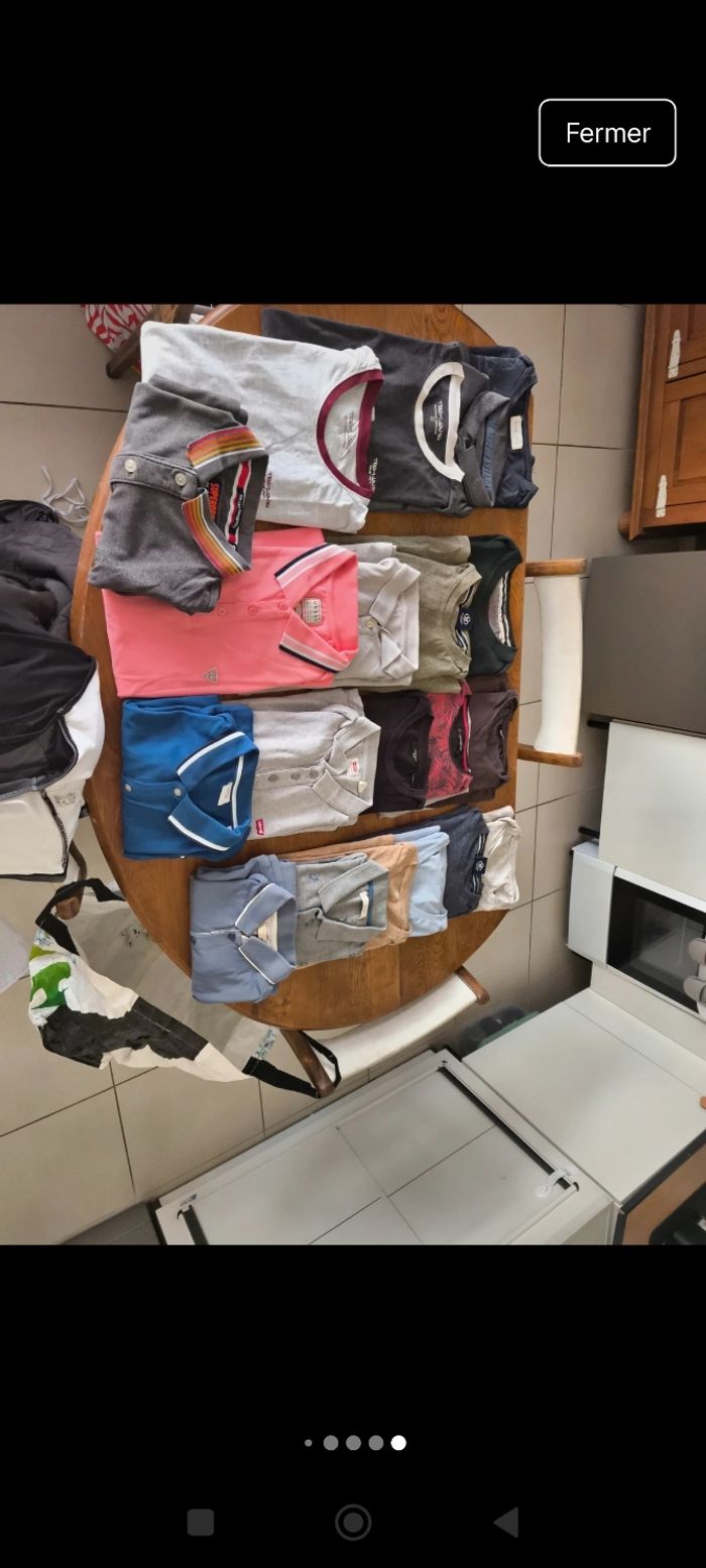 Lot de 20 t-shirts homme - S - photo numéro 9