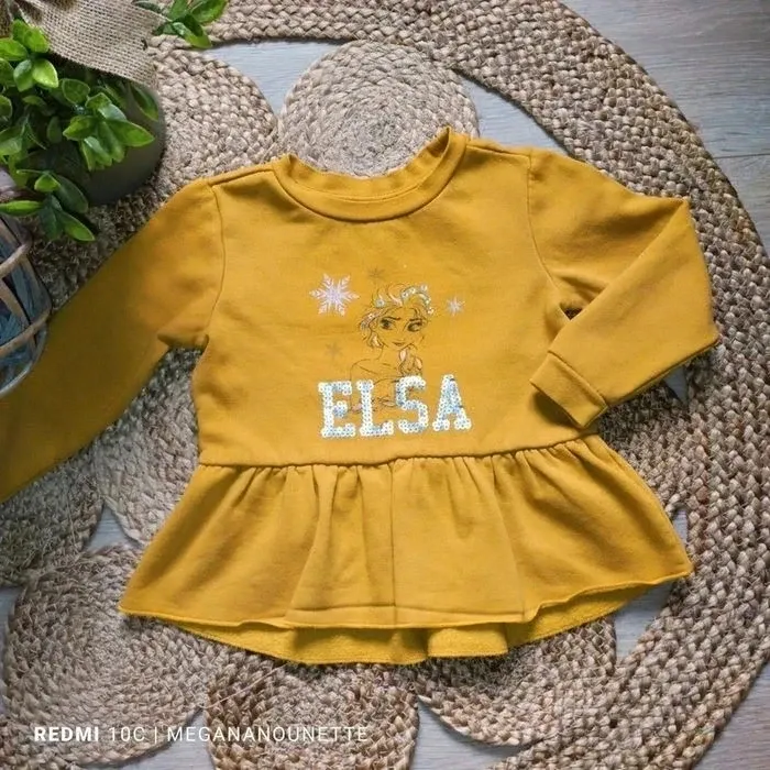 👗Pull Top péplum Disney Orchestra – Elsa en sequins ! - photo numéro 2