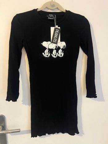 Robe noir Snoopy taille S