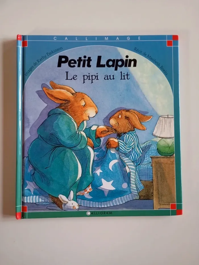 Petit lapin : le pipi au lit