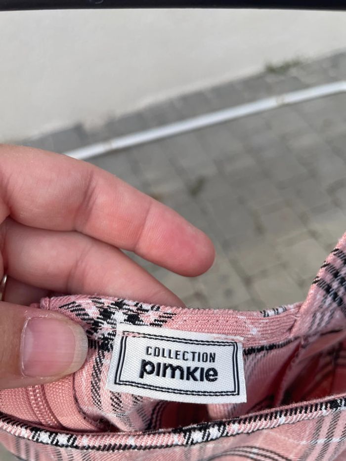 Superbe robe Pimkie rose à carreaux - photo numéro 3
