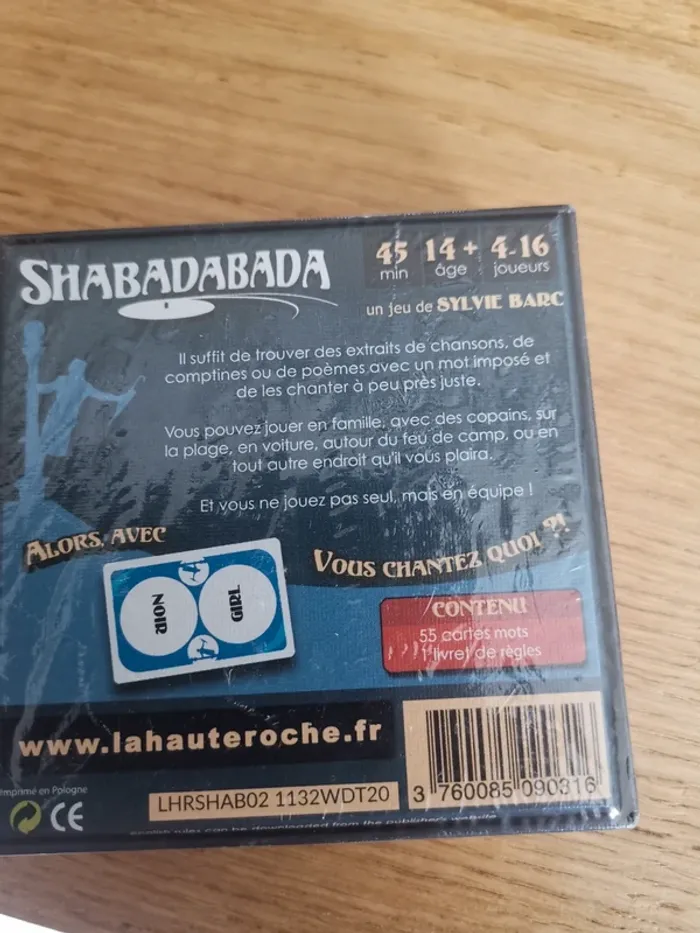Jeu Shabadabada - photo numéro 2
