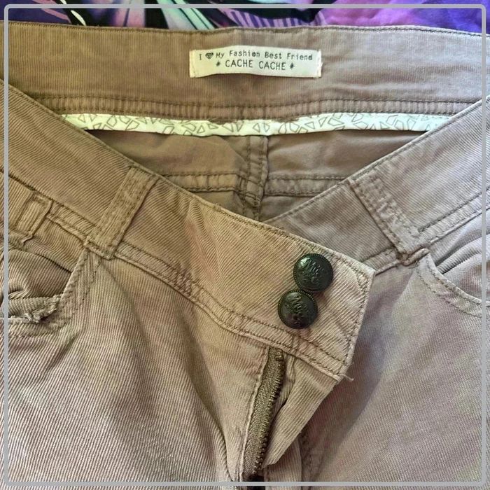 Pantalon style velour taille 40 marque cache cache - photo numéro 2