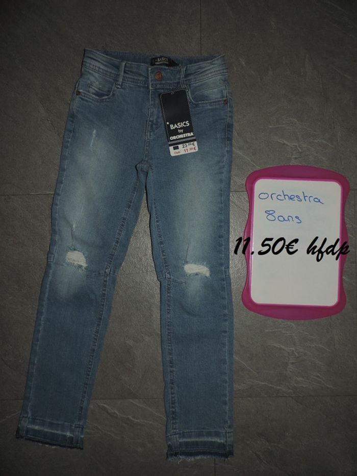 jeans orchestra taille 8 ans